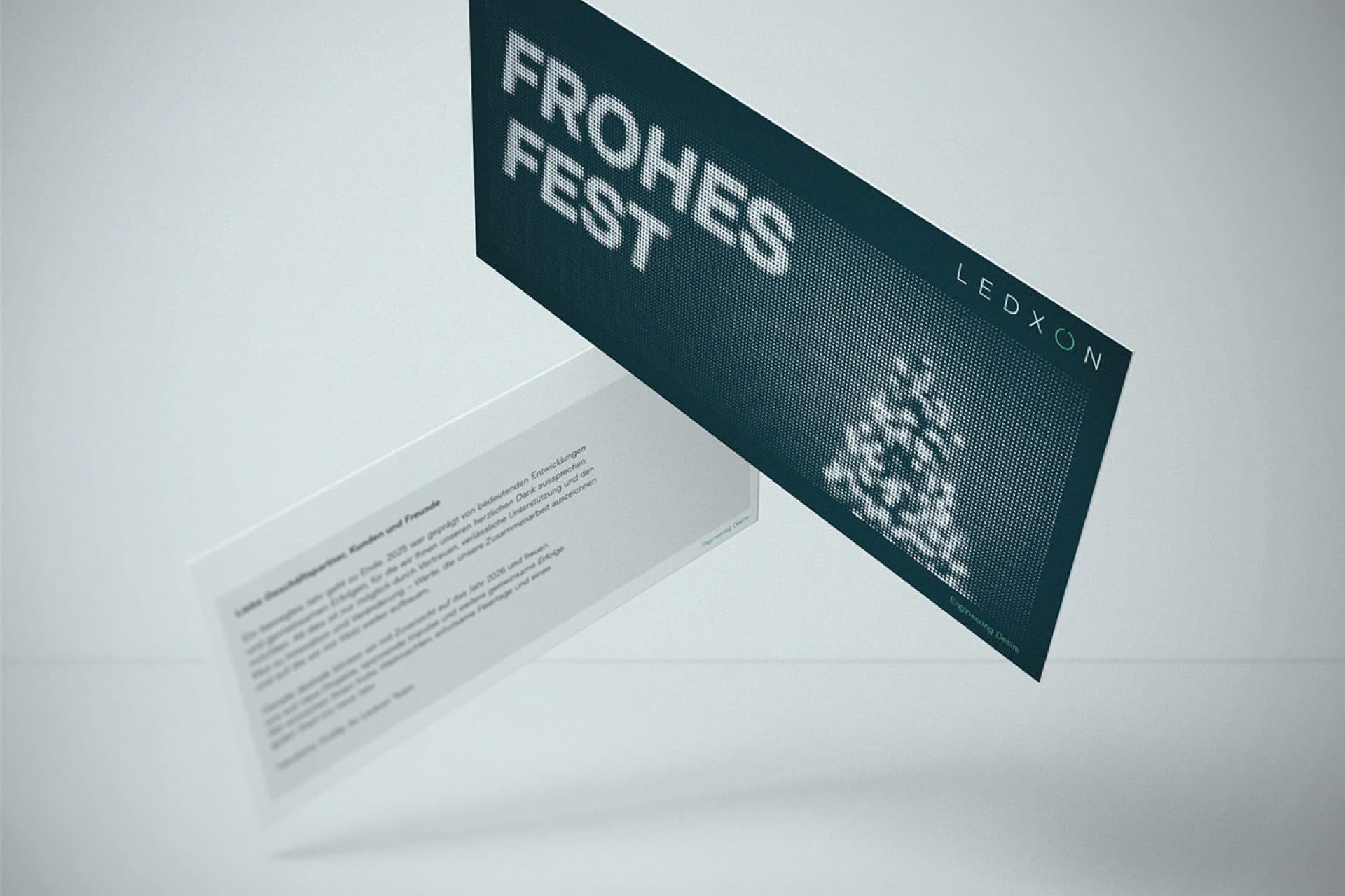 Frohes Fest 25 quadratisch